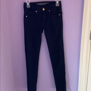 American Eagle Navy Skinny Jeans
